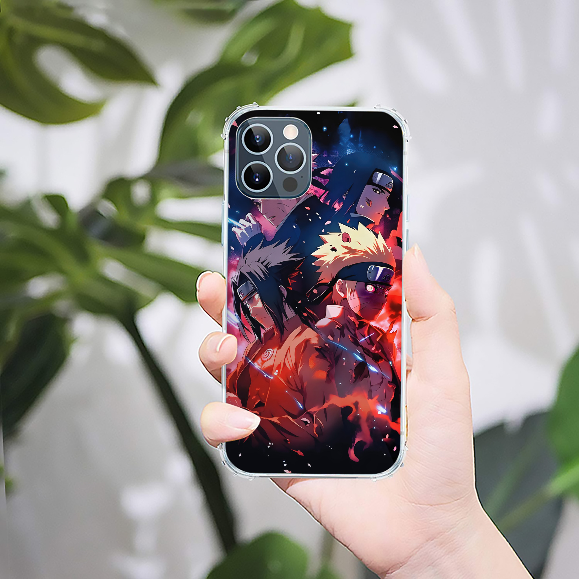 （画像用） NARUTO -ナルト- NARUTO -ナルト- 疾風伝 【iPhone 12シリーズ対応】透明スマホケース（クリアソフトケース）